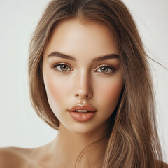 Fototapeta premium Beautiful female face