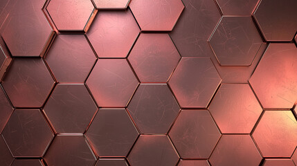 Obraz premium Hexagons pattern. Geometric abstract background with simple hexagonal elements. Medical, technology or science design theme. 