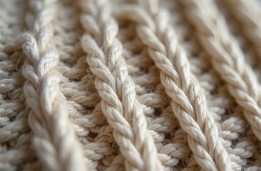 close-up of pastel colored crocheted blanket texture, cozy craft concept for handmade goods stores, knitting enthusiasts