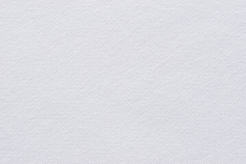White fine jersey fabric texture as background