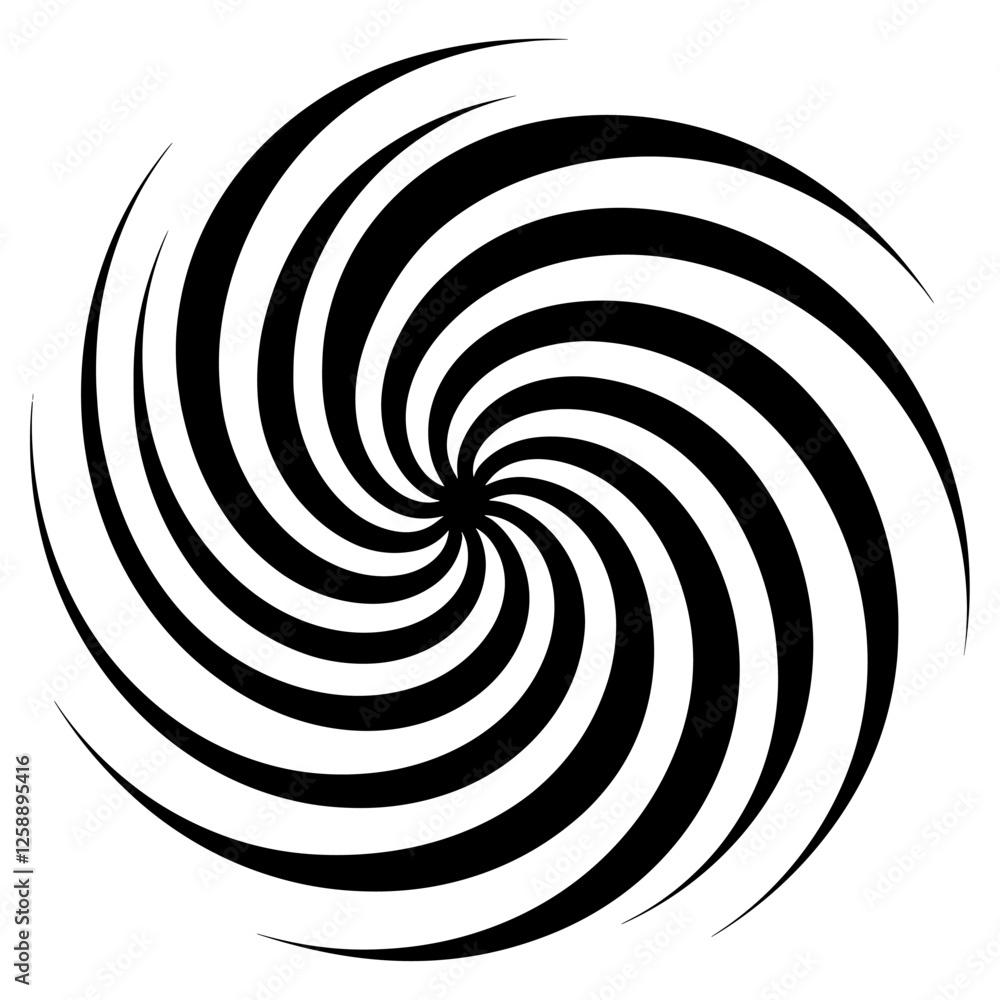 Aufkleber spiral elements icon spiral abstract pattern vector