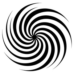 Fototapeta premium Spiral elements icon spiral abstract pattern vector