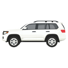 Fototapeta premium Suv car transportation illustration automobile vector