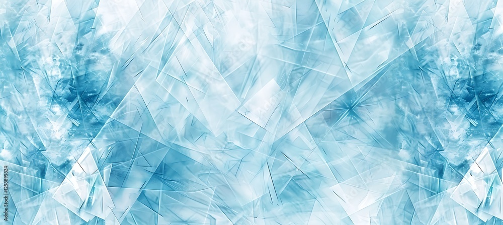 Poster a calm and elegant sky blue geometric background with abstract lines blending in a clean design