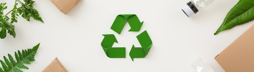 Promoting recycling awareness urban spaces graphic design clean environment aerial view sustainability concept