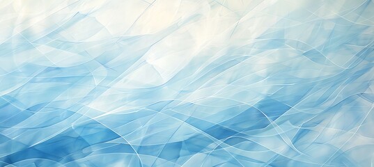 A Sky Blue Geometric Pattern with Abstract Lines Blending Smoothly into a Modern and Soothing Background
