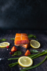 juicy and aromatic fish with spices