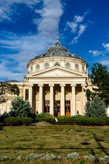 Bucharest Romanian Athenaeum or Ateneul Roman Bucuresti