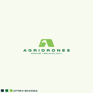 AGRIDRONES DRONE TECHNOLOGY LOGO FOR AGRICULTURE DRONE PRODUCER COMPANIES