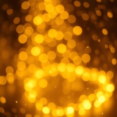Gold sparkling lights festive background with texture abstract christmas twinkled bright bokeh defocused and falling stars winter card or invitation Bokeh light lights background bokeh abstract
