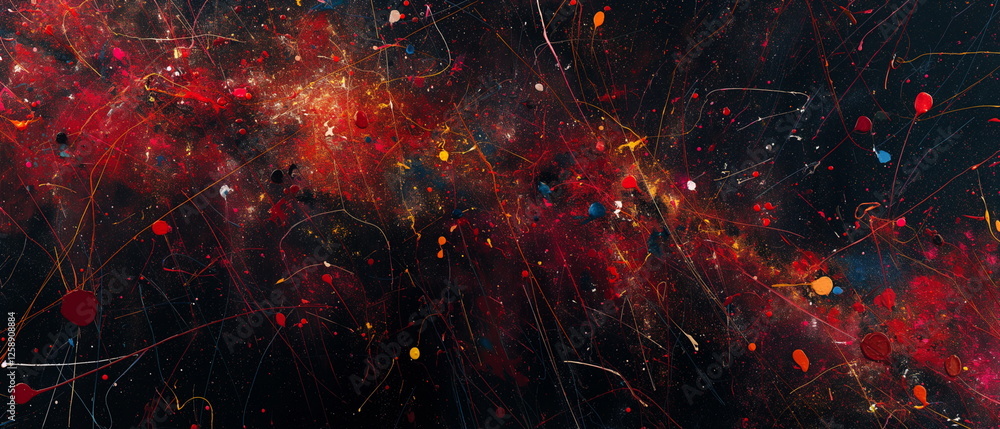 Poster data flow random digital lines that visualize the _003