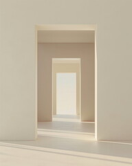 empty space white background Digital Surrealism --_002