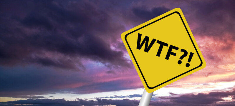 WTF? . finds wtf written on it? background