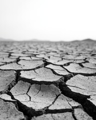 Drought impact on soil arid region nature dry environment ground level environmental concerns