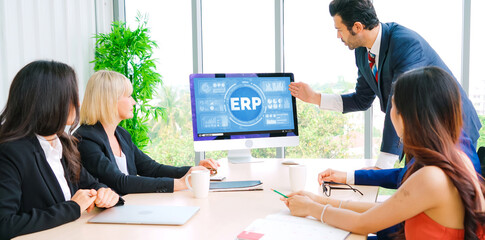 ERP enterprise resource planning software for modish business to plan the marketing strategy