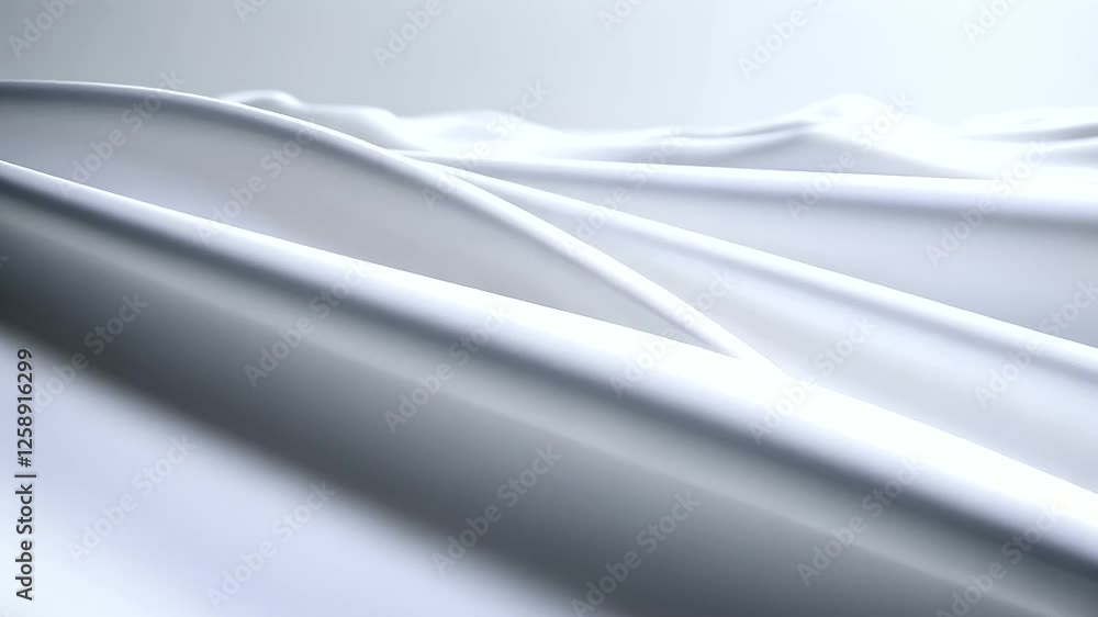 Poster a minimalist white studio background with subtle gradients adds depth to the composition, creating a