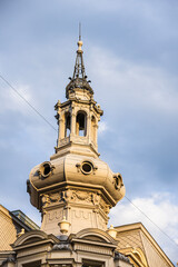 Fototapeta premium Buildings of Old Town Bucharest city - capital of Romania