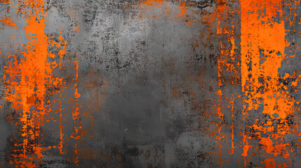 Grunge industrial background with rusty orange texture