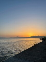 Obraz premium sunset on the beach