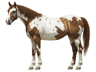 Obraz premium Spotted Horse Profile
