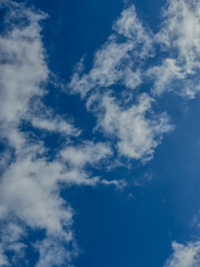 blue sky with clouds