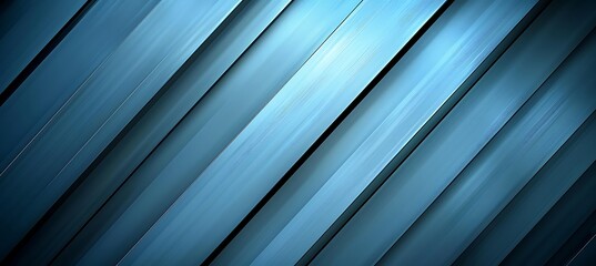 Obraz premium Stylish and trendy geometric background with vibrant sky blue diagonal lines, perfect for sleek and modern digital designs.