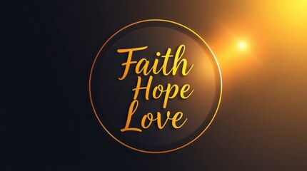Obraz premium Symbols of faith, hope, and love shine brightly, representing the essence of spirituality and connection to core Christian values, particularly meaningful during Easter