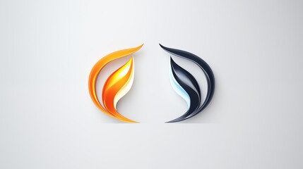 Obraz premium sports logo with motion effect bold and sleek,generative ai illustration