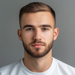 Obraz premium Portrait of young male athlete