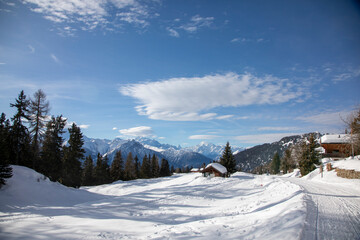 Ski resort, Bettmeralp, Switzerland