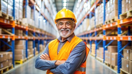 warehouse worker in warehouse
