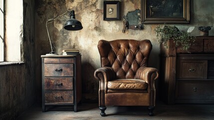 Vintage Design with a Dirty Parchment and Grunge Effect
