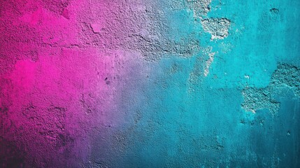 Vibrant Pink Blue Textured Wall Gradient Background