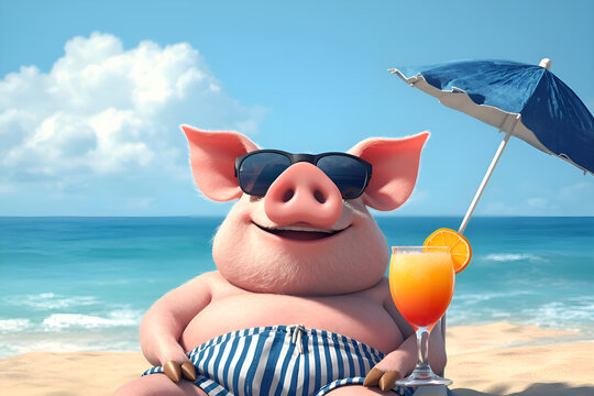 tourist redneck, non educated delinquent, boar on vacation