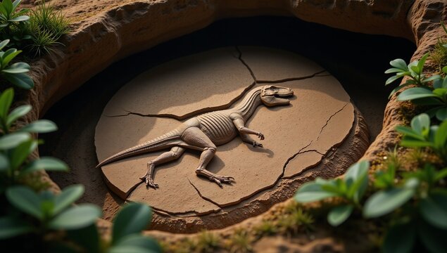 Paleontological study focused on stone grave sites with fossils