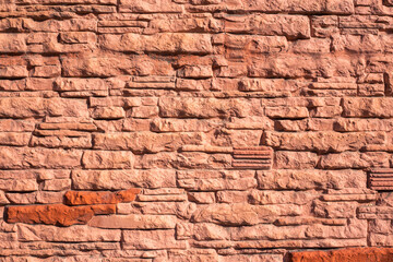 Texture of a stone wall. Old castle stone wall texture background.