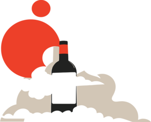 man with wine bottle