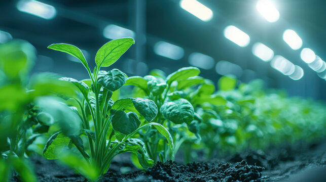 Innovative farming techniques enhance plant growth through specialized LED light frequencies in agricultural research