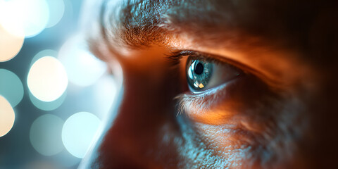 Portrait of Entrepreneur with Focused Expression in Professional Setting