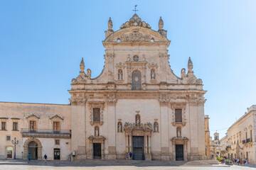 Chiesa Madre dei Santi Pietro e Paolo, à Galatina, dans les Pouilles, Italie