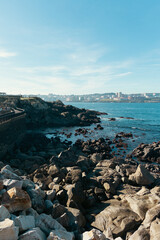 the coast of the sea