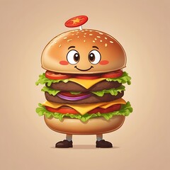 hamburger food logo