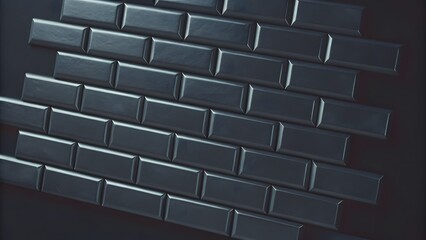 Dark brick background background a black col