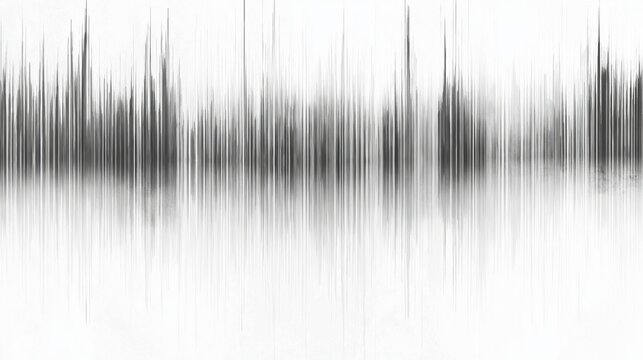 Monochrome wallpaper with stuttering vertical lines and soft gradient effect