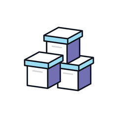 Storage Box vector icon