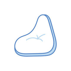 Pouf vector icon