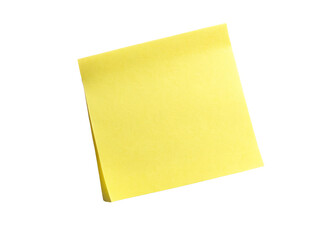 Yellow Note Sticker png, transparent background