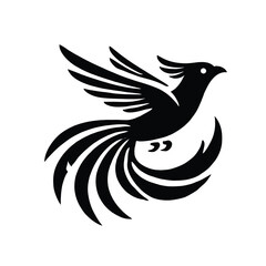 Fototapeta premium Quetzal Bird Silhouette