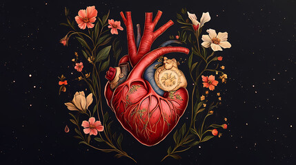 anatomical heart arteries