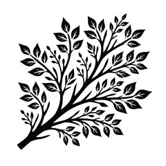Fototapeta premium Tree Branch Silhouette
